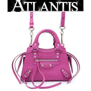 Balenciaga Neoclassic City bag leather magenta